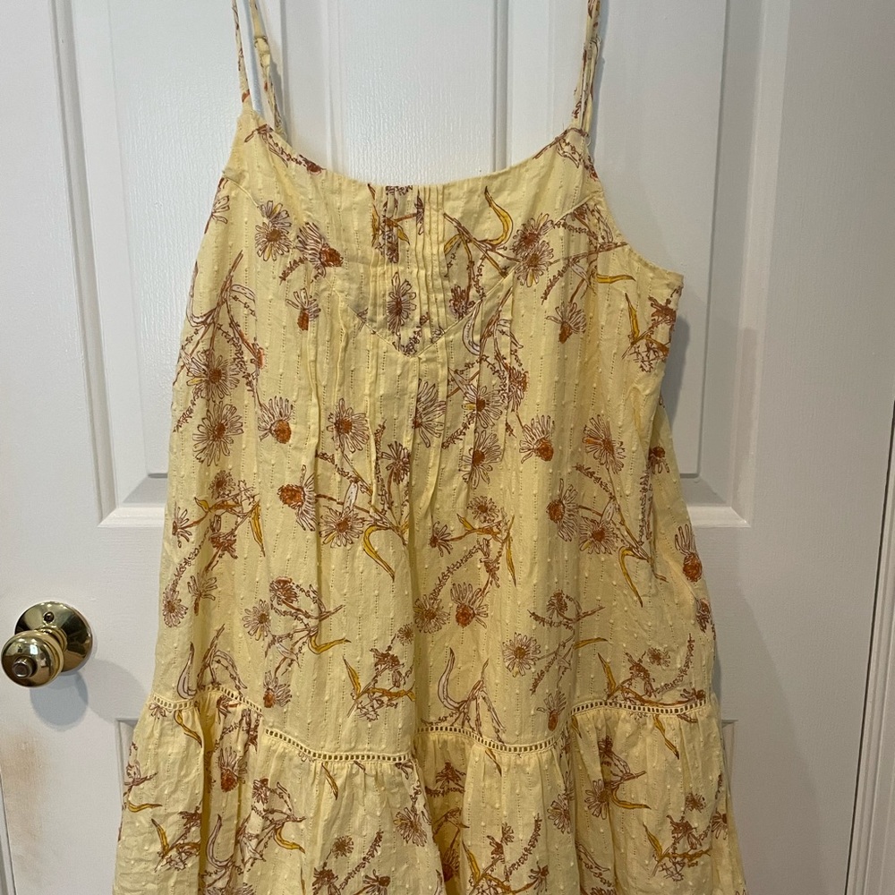 Urban Outfitters yellow floral sundress